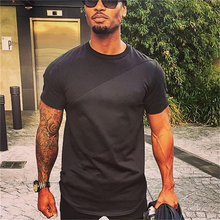 Load image into Gallery viewer, Men's Casual Breathable Stitching Short-Sleeved T-Shirt
