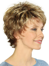 Load image into Gallery viewer, Women's Golden Gradient Short Straight Hair Wig
