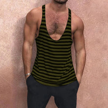 Load image into Gallery viewer, Men's Striped Sports Vest
