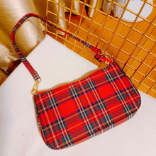 Load image into Gallery viewer, Retro Fashion Plaid Handbag
