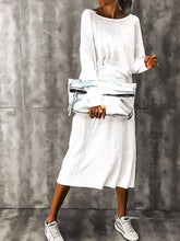 Load image into Gallery viewer, Round Neck Loose Casual Suit Women's Summer
