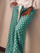 Load image into Gallery viewer, Wave Point Wide-Leg Microhorn Maternity Leggings
