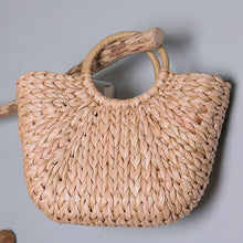 Load image into Gallery viewer, Simple Straw Bag Hand-woven Large Capacity Female Bag
