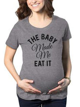 Load image into Gallery viewer, Pure Cotton Breathable Simple Round Neck Maternity Tops

