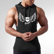 Load image into Gallery viewer, Hooded Sleeveless Plus Size Vest Men's Tops
