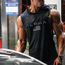 Load image into Gallery viewer, Sports Hooded Vest Men's Tops
