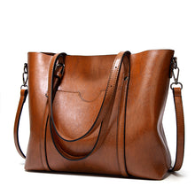 Load image into Gallery viewer, Casual Household Leather Firm Large Capacity Handbag
