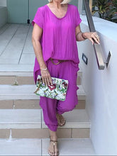 Load image into Gallery viewer, Solid Color Casual Loose Women's Suit
