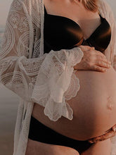 Load image into Gallery viewer, Maternity Dress Sexy Elegant Lace Strapless Photo Dress
