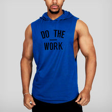 Load image into Gallery viewer, Men's Fashion Letter Printed Loose Sleeveless Hooded Vest
