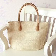Load image into Gallery viewer, Straw Shoulder Beach Weave Women's Bag
