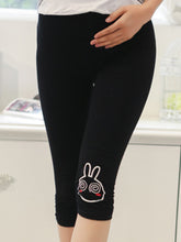Load image into Gallery viewer, Cropped Cotton Bottoms Maternity Leggings
