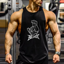 Load image into Gallery viewer, Sleeveless Loose Stretch Cotton Men's Tops
