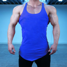 Load image into Gallery viewer, Men's Solid Color Irregular Hem Sports Vest
