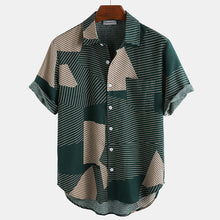 Load image into Gallery viewer, Casual Striped Short Sleeve Shirt
