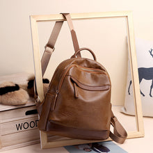Load image into Gallery viewer, Soft Leather Leisure College Shoulders Women's Bag
