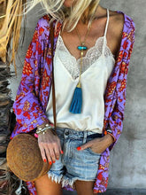 Load image into Gallery viewer, Cardigan Chiffon Printed Beach Blouse
