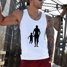 Load image into Gallery viewer, Father's Day Printed Cotton Men's Tops
