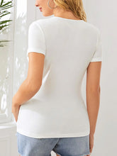 Load image into Gallery viewer, Maternity Casual and Comfortable Printed Short-sleeved T-shirt
