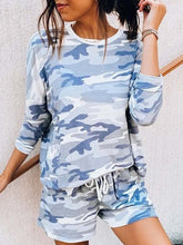 Load image into Gallery viewer, Camouflage Printed Casual Suit

