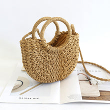 Load image into Gallery viewer, Fashion Holiday Beach Cotton Rope Woven Handbag
