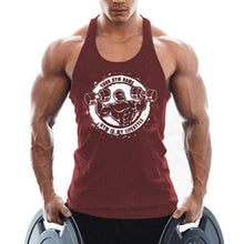 Load image into Gallery viewer, Casual Cotton Letter Muscle Sleeveless Men's Tops
