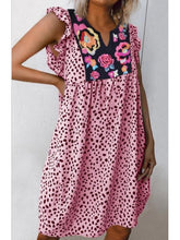 Load image into Gallery viewer, Leopard Print Shirt Dress Women
