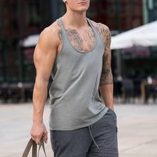 Load image into Gallery viewer, Casual Vest Cotton Sweat-Absorbent Men's Tops

