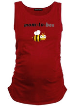 Load image into Gallery viewer, Maternity Bee Pattern Printed Sleeveless Vest T-Shirt
