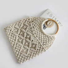 Load image into Gallery viewer, Fashion Holiday Beach Cotton Rope Woven Handbag
