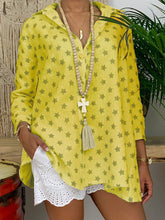 Load image into Gallery viewer, Women's 3/4 Sleeve Star Print Shirt And Casual Shorts Suit
