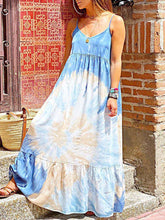 Load image into Gallery viewer, V-neck Loose Casual Plus Size Dress
