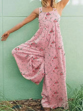 Load image into Gallery viewer, Loose Sleeveless Cotton Linen Women's Jumpsuits
