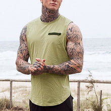 Load image into Gallery viewer, Men's Casual Sports Printed Sleeveless T-shirt  
