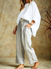 Load image into Gallery viewer, Cotton and Linen Loose Leisure Suit
