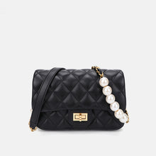 Load image into Gallery viewer, Fashion Pearl Chain Leather Handbag
