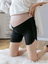 Load image into Gallery viewer, Thin Low Waist Lace  Maternity Leggings
