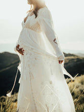 Load image into Gallery viewer, Maternity Sexy Cutout Button Maxi Dress
