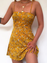 Load image into Gallery viewer, Women's Sexy Ruched Floral Smocked Cami Mini Dress
