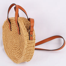 Load image into Gallery viewer, Hand-woven Straw Bag Casual Female Bag Spot
