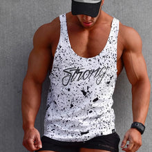 Load image into Gallery viewer, Street Fitness Sports Printed Vest Men
