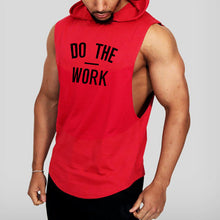 Load image into Gallery viewer, Men's Fashion Letter Printed Loose Sleeveless Hooded Vest
