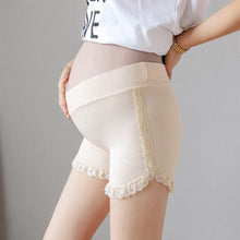 Load image into Gallery viewer, Thin Low Waist Lace  Maternity Leggings

