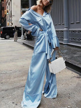 Load image into Gallery viewer, Lace Up Ice Silk Cool Home Women's Suits

