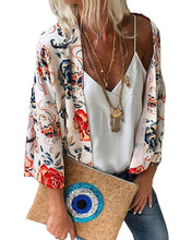 Load image into Gallery viewer, Long Sleeve Casual Printed Cardigan

