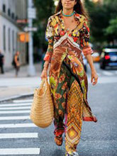 Load image into Gallery viewer, Long Print Holiday Women's Suits
