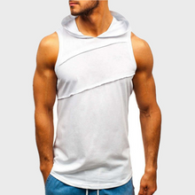 Load image into Gallery viewer, Men's Fashion Hooded Embroidered Letter Vest
