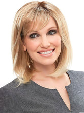 Load image into Gallery viewer, Wig Fashion Lady Long Straight Hair Oblique Bangs Golden
