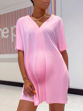 Load image into Gallery viewer, V-neck Bat Sleeve Two-piece Suit for Pregnant Women
