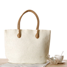 Load image into Gallery viewer, Straw Shoulder Beach Weave Women's Bag
